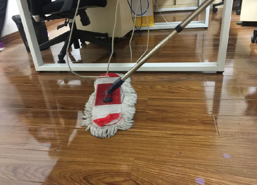 金阳县木地板保洁案例